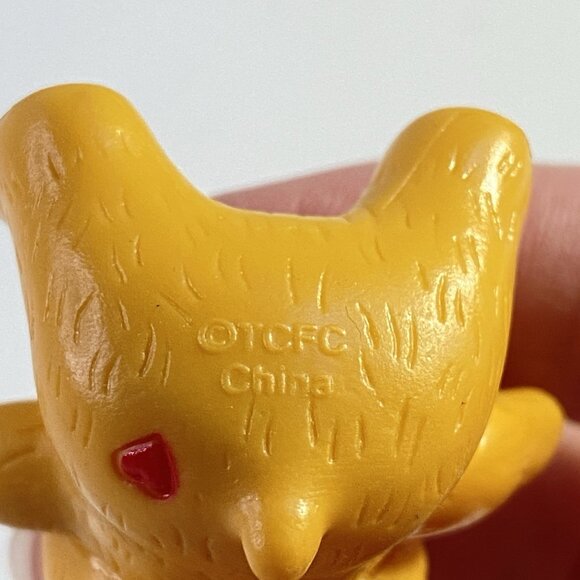 Care Bears Vintage Funshine Bear PVC Mini Figure 1980s - Picture 8 of 9